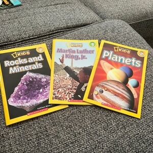 Three National Geographic kids books